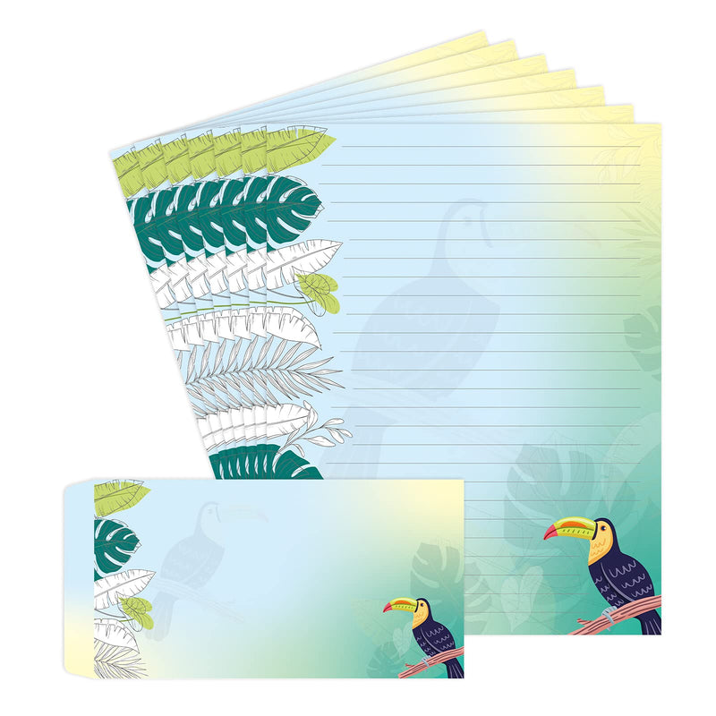 Stationary Paper With Envelopes Set 85x11 Inches Birds Stationery Set With Lined Letter 9751