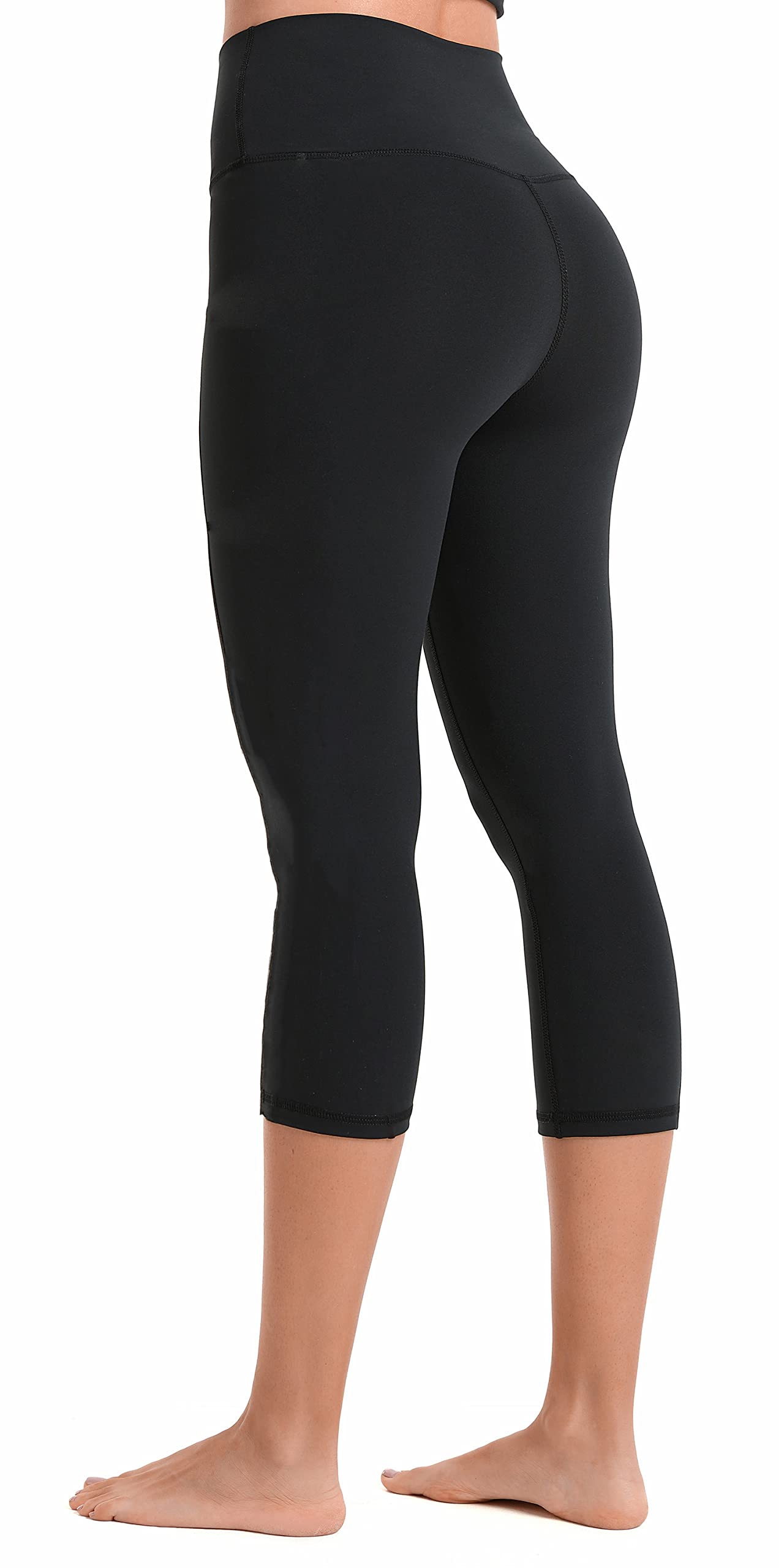 Sunzel Workout Leggings for Women, Squat Proof High Waisted Yoga Pants 4  Way Stretch, Buttery Soft 19 Black X-Small