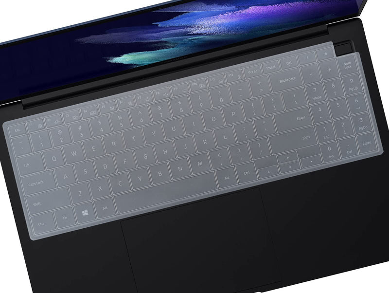 [Australia - AusPower] - Keyboard Cover for Samsung Galaxy Book Pro 15.6" NP950XDB-KC3US/KC4US NP950XDB-KB1US/KB2US/KE6US/KA2US,Samsung Galaxy Book Pro 15.6 360 2-in-1 Laptop NP950QDB-KB1US/KB2US/KB3US/KB4US Skin-Clear 15.6 Inch Clear 