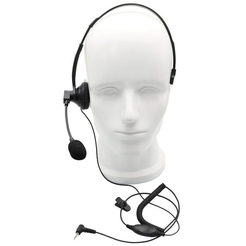 [Australia - AusPower] - Over-Head Earpiece/Headset with Boom Mic &VOX for Motorola MD200TPR MH230R MT350R MT352R MS355R MR355R Talkabout Walkie Talkie 1-pin 