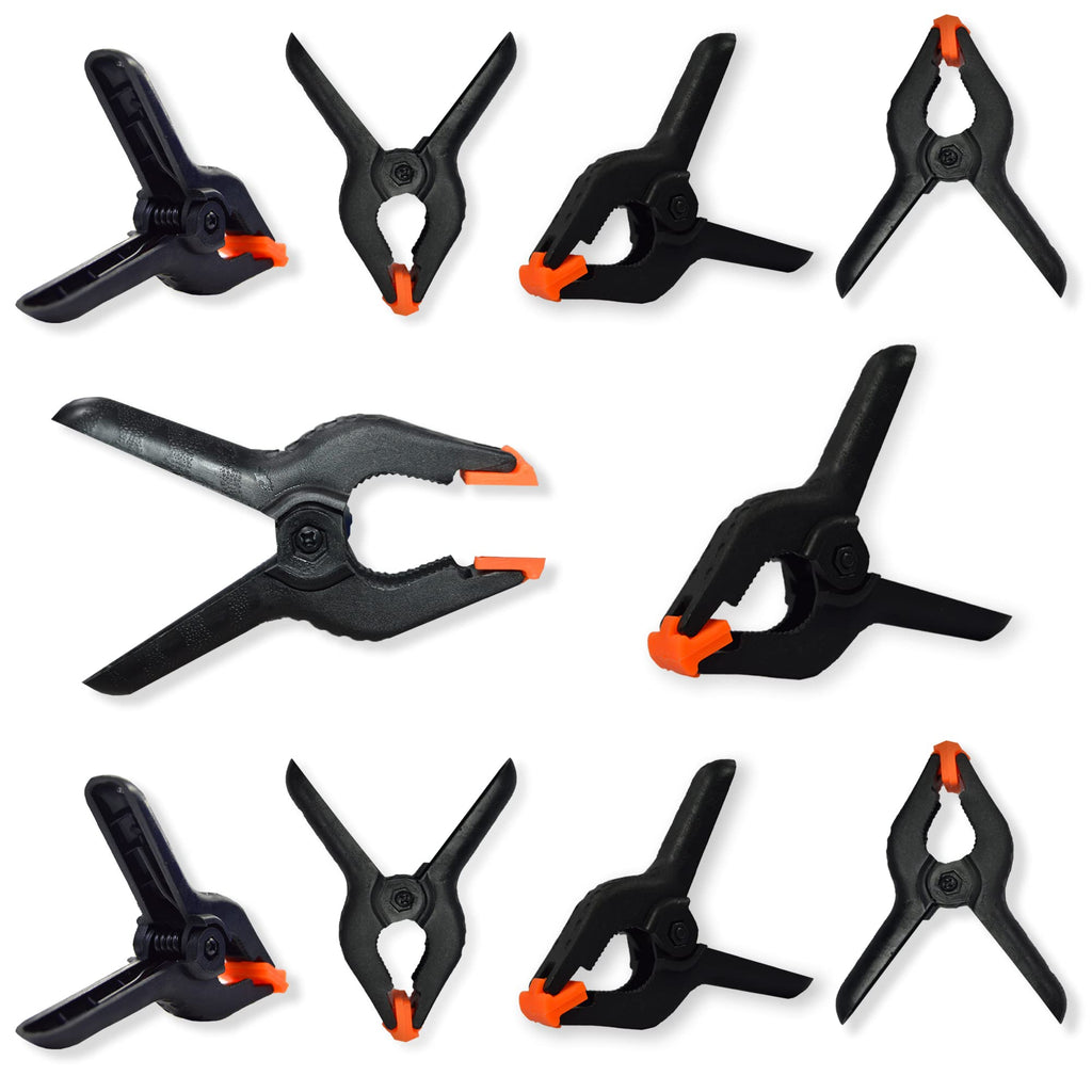 [Australia - AusPower] - The Body and Roots 10-Pack 4 inch spring clamps for Photography, Small clamps for crafts, Woodworking, Backdrop clips clamps for backdrop stand and other Home Improvement projects 