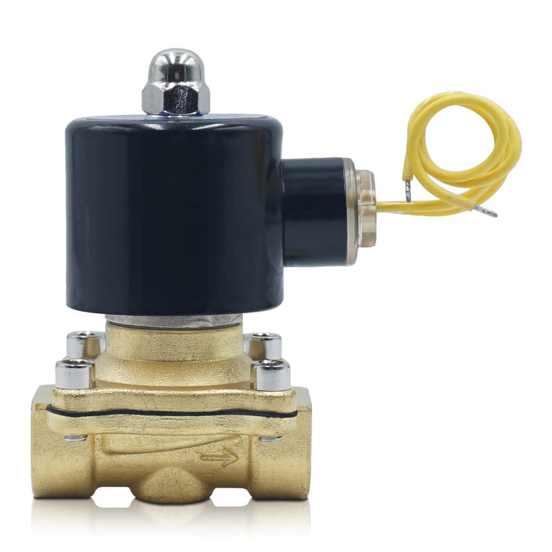 [Australia - AusPower] - Triumilynn Humidifier Solenoid Water Valve, 3/4" AC 110V Electric Solenoid for Valve Air Water Gas NPT Thread 3/4"-110V 