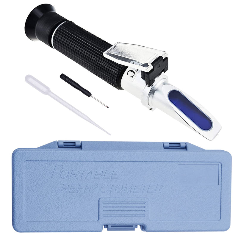 [Australia - AusPower] - Salinity Refractometer for Aquarium Dual Scale Salinity Tester 0-100‰ & 1.000-1.070 Specific Gravity Saltwater Tester Brine Refractometer Hydrometer with ATC Function 