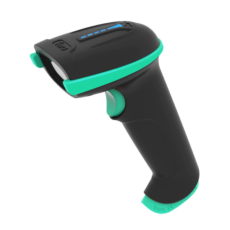 [Australia - AusPower] - Tera Barcode Scanner 1D Wireless with Battery Level Indicator Versatile 2-in-1 (2.4Ghz Wireless+USB 2.0 Wired) 328 Feet Transmission Distance Rechargeable Barcode Reader USB Handheld Bar Code Scanner 