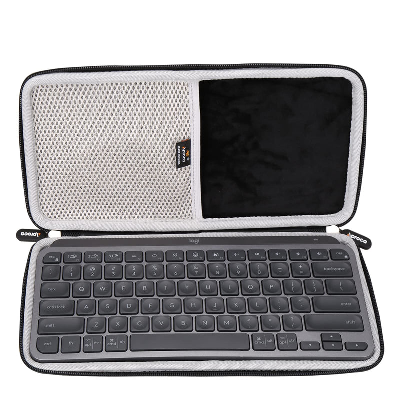 [Australia - AusPower] - Aproca Hard Travel Storage Carrying Case, for Logitech MX Keys Mini Minimalist Wireless Illuminated Keyboard black 