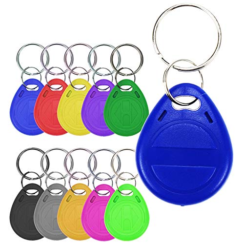 [Australia - AusPower] - Plmvhpb 50Pcs T5577 Blank Key Tag RFID Chip Cards Tags Keytag 125 Khz Copy Rewritable Writable Duplicate 