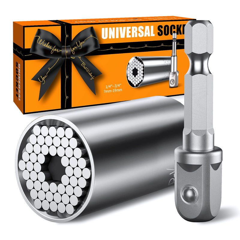 [Australia - AusPower] - Stocking Stuffers Gifts for Men, Super Universal Socket,Unique Christmas Gifts for Men ,Cool Gadgets for Men Women, Birthday Gift for Dad Fathers Husband,Tools Gifts for Men, Him, DIY Handyman BEST GIFT IDEA 