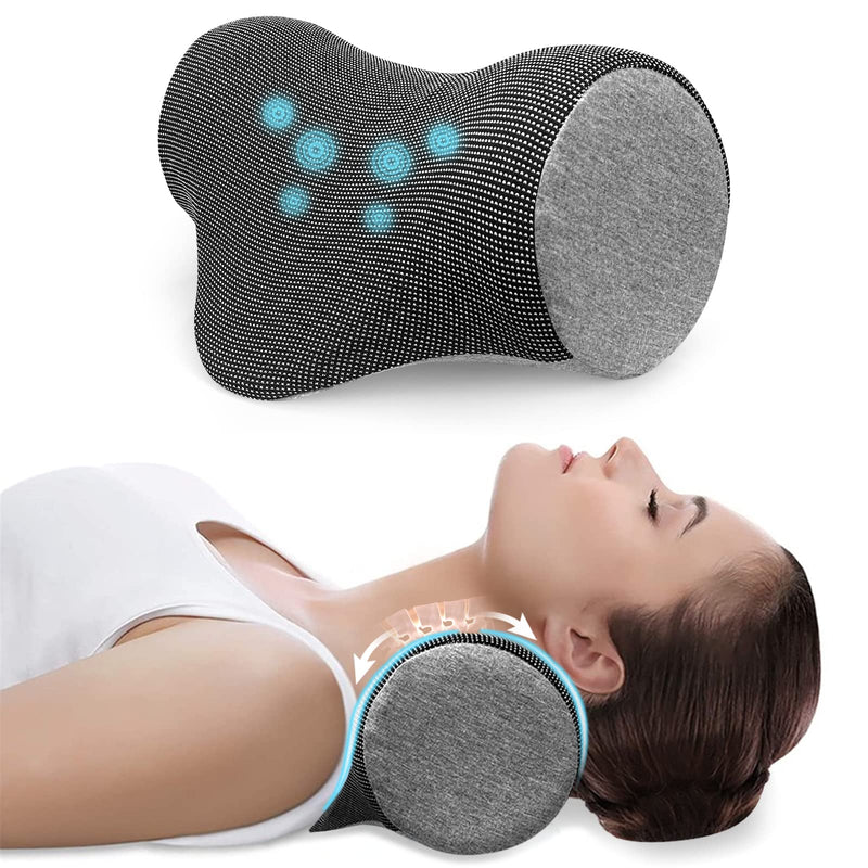 [Australia - AusPower] - Neck and Shoulder Relaxer with Magnetic Therapy Pillowcase, Neck Stretcher Cervical Traction Pillows,Neck Traction Device for Pain Relief Relieve TMJ Headache Muscle Tension Spine Alignment 