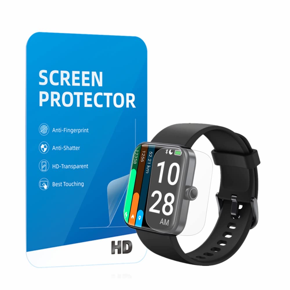 [Australia - AusPower] - [ 3PCS ] Mihence Compatible with UMIDIGI UFit Pro 44mm Screen Protector, HD Premium Real Full Coverage Invisible Screen Protector Compatible for UFit Pro 44mm Smartwatch [ TPU] 