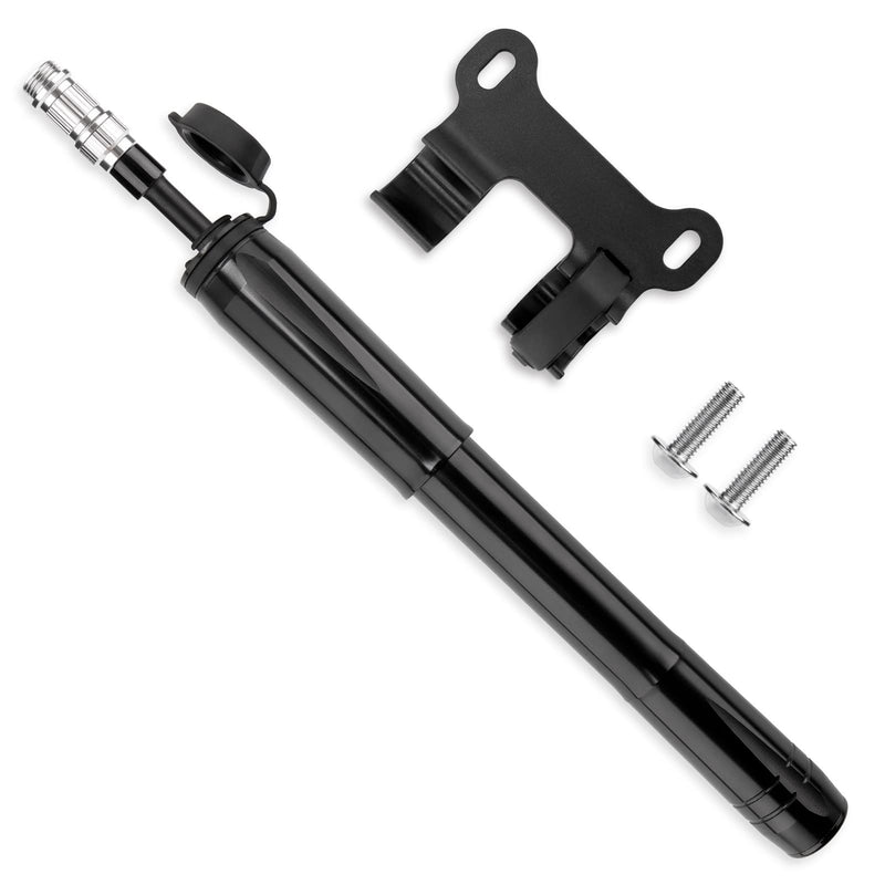 [Australia - AusPower] - Mini Bike Pump with Gauge- Portable Bike Frame Pump Compatible Presta & Schrader Valves-High Pressure 120Psi Hand Bike Tire Pump 