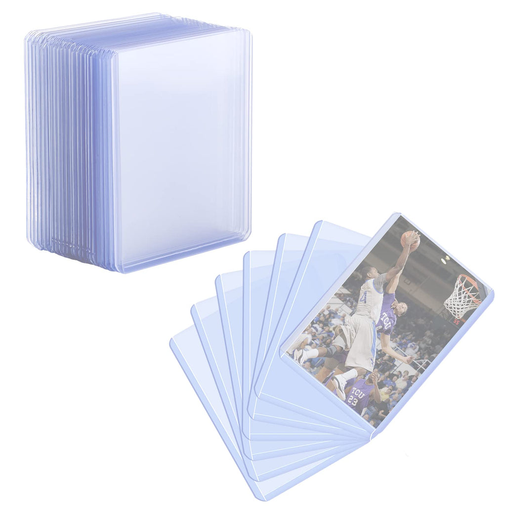 [Australia - AusPower] - LUTER 45 Pcs Hard Card Sleeves, Waterproof Card Protectors Hard Plastic Clear Card Holder Top Loaders for Baseball Sports Game Business Cards 