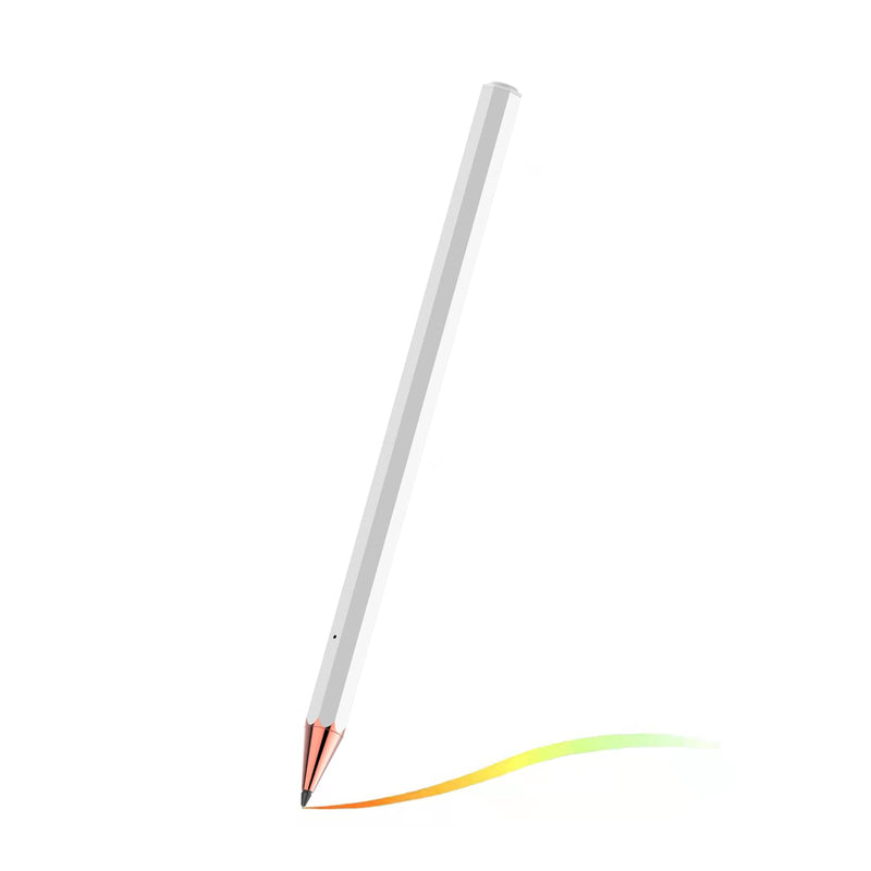 [Australia - AusPower] - DOGAIN Stylus Pens for Touch Screens, Active iPad Pencil with Palm Rejection for Drawing, Compatible with (2018-2022) iPad Pro(11/12.9 Inch), iPad Air 3rd/4th Gen, iPad 6th/7th/8th/9th Gen (White) White 