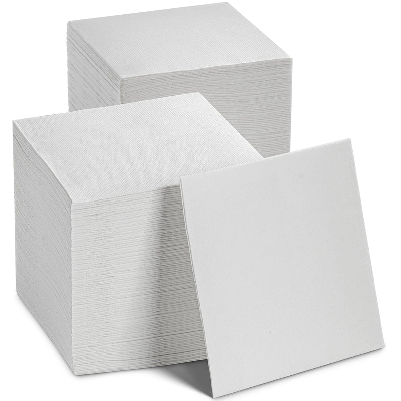 [Australia - AusPower] - Disposable Cocktail Napkins Paper, [200 Pack] 10" x 10" 2-Ply Quilted Beverage Napkins, Disposable Napkins For Bar, Café, Party Or Event. 
