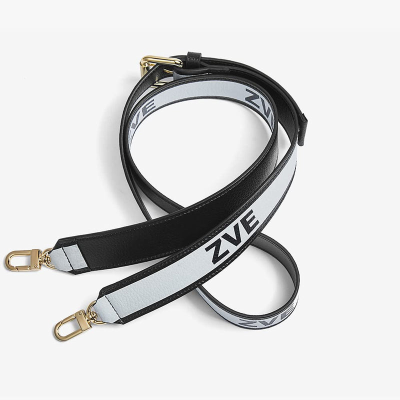 [Australia - AusPower] - ZVE Lanyard Shoulder Strap for Cell Phone Cases, Leather Shoulder or Neck Strap for Camera, iPhone, Samsung Adjustable Cross-Body Strap - Black 