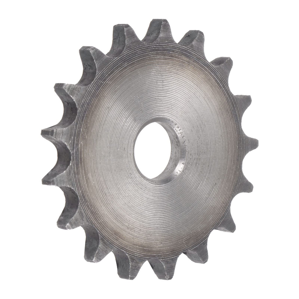 [Australia - AusPower] - uxcell 17 Tooth Flat Chain Sprocket A Type, 35 Chain, 3/8" Pitch, 12mm Bore C45 Carbon Steel for ISO 06B Chains 55mm 