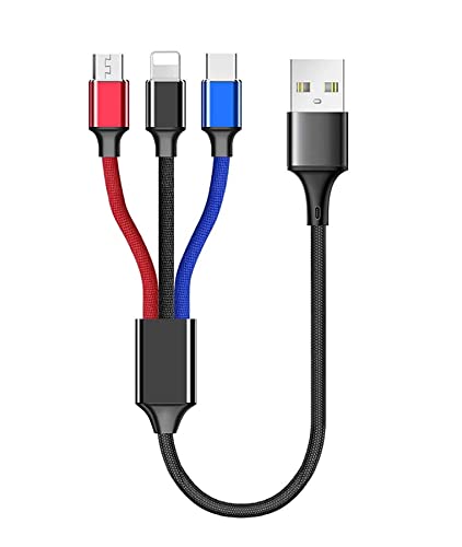 [Australia - AusPower] - Universal Multi Type USB Charging Cable Cord Wire with Micro & USB-C for Wireless Earbuds, Charging Cases & Headphones Compatible with Sony, Beats Flex/Studio Buds, Jaybird, PowerBeats, Beats & More 