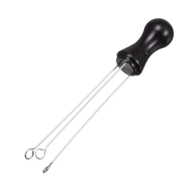 [Australia - AusPower] - MECCANIXITY Coffee Sieve Stirrer 85mm Long Rod 304 Stainless Steel with Aluminum Alloy Handle 