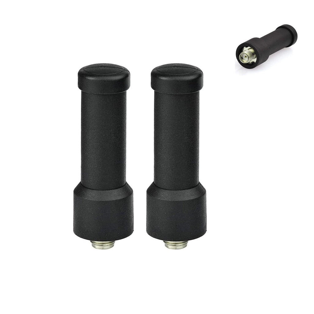 [Australia - AusPower] - UHF 400-470MHz Two Way Radio Antenna Replacement Walkie Talkie SMA Female Short Antenna 2-Pack Compatible with BF-888S AR-5 AR-6 AR-7 H-777 H-777S FRS Radio 
