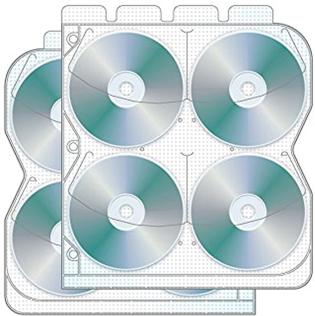 [Australia - AusPower] - Univenture 8 Disc CD/DVD Binder Page with Safety-Sleeve - Pack of 20 Pages 