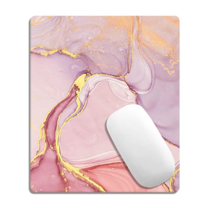 [Australia - AusPower] - Mouse Pad,Rose Gold Marble Customized Mouse Pad, Mouse Mat Square Waterproof Mouse Pad Non-Slip Rubber Base MousePads for Office Laptop, 9.5"x7.9"x0.12" Inch Marble 11 