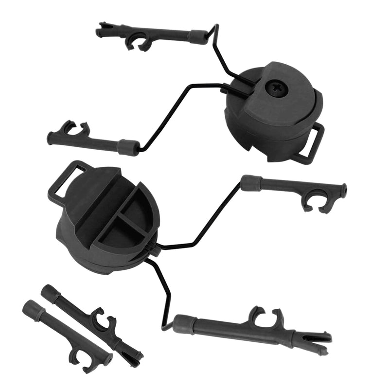 [Australia - AusPower] - ARC Adapter Rail Mounting of Tactical Headset Compatible with Comta Headset and Helmet with ARC Rail BK 