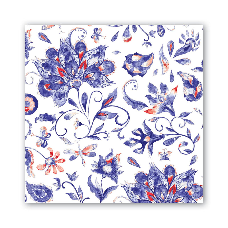 [Australia - AusPower] - Michel Design Works Luncheon Napkins, Paisley & Plaid (Fashion Forward Paisley Design) 