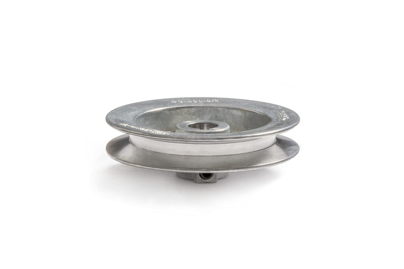 [Australia - AusPower] - Terre Products - V-Groove/V-Belt Drive Pulley, 4" Outside Diameter, 5/8 Bore, Die Cast, Z3A Zinc Alloy, Compatible Replacement for Chicago Die Cast 400A 