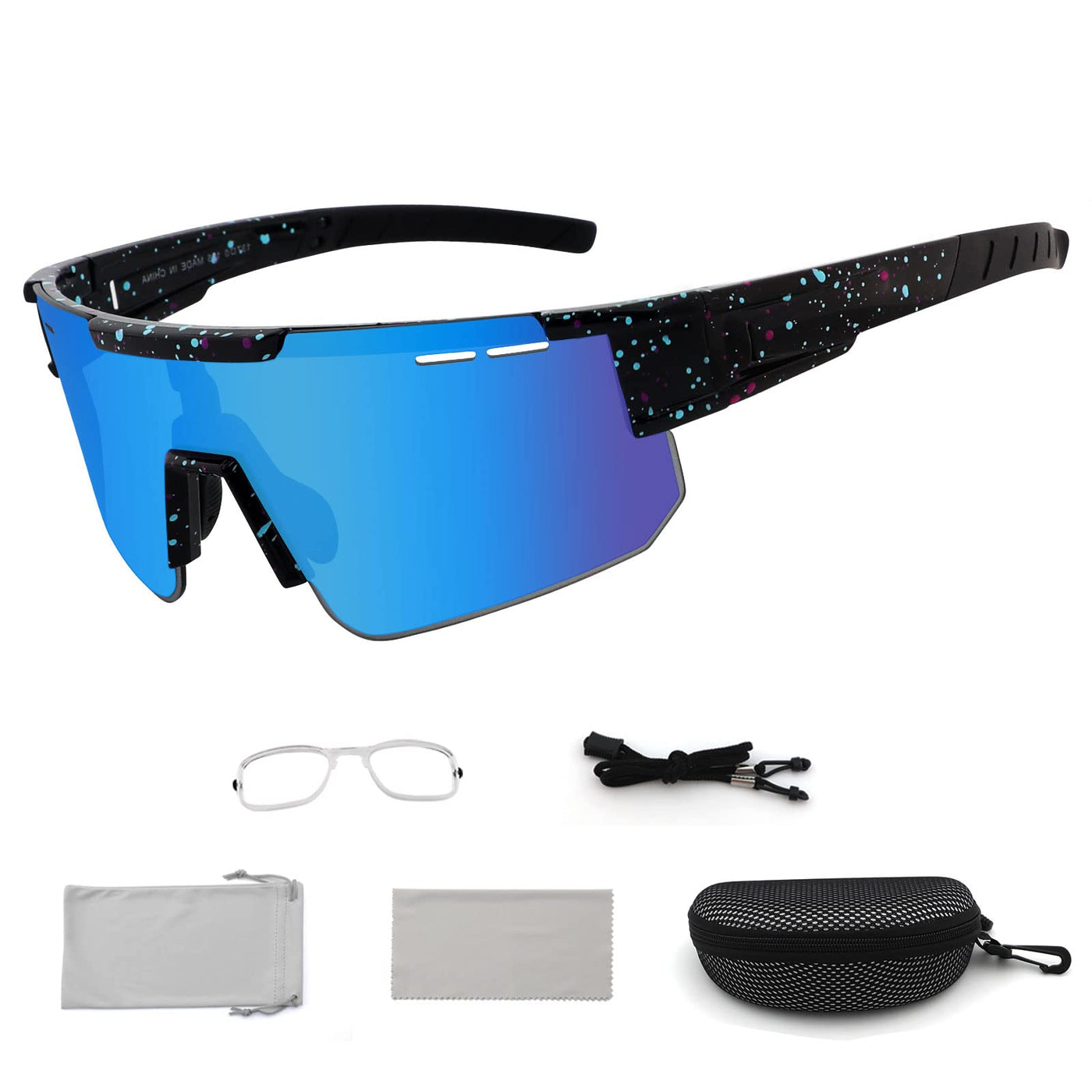 BangLong Polarized Sports Sunglasses for Men and Women Fishing