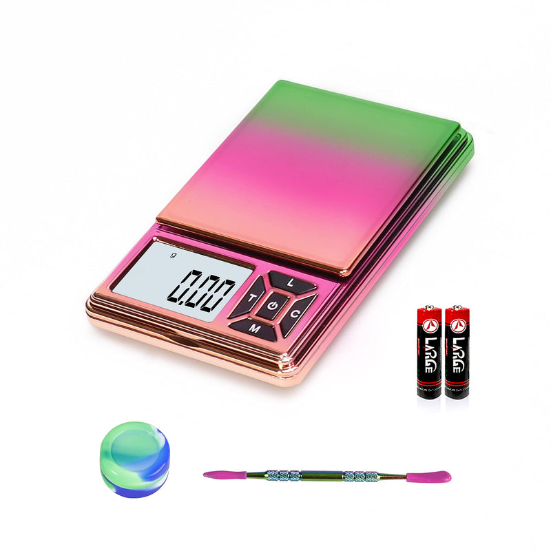 [Australia - AusPower] - GRAM PRES Digital Pocket Scale 300g/0.01g, Small Digital Scales Grams and Ounces, Herb Scale, Jewelry Scale, Portable Travel Food Scale Gold 