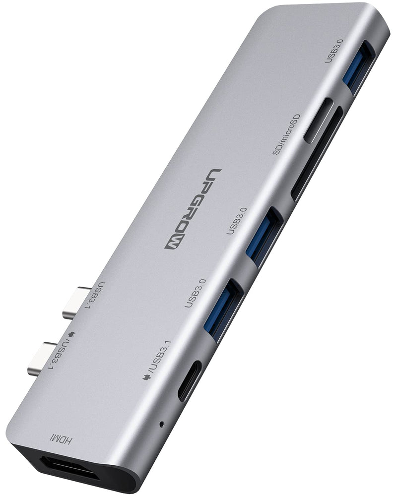 [Australia - AusPower] - USB C Hub for MacBook, PowerExpand Direct 7-in-2 USB C Adapter Compatible with Thunderbolt 3 USB C Port, 100W Power Delivery, 4K HDMI, USB C and 2 USB A Data Ports, SD and microSD Card Reader 7 in 2 USB-C HUB 