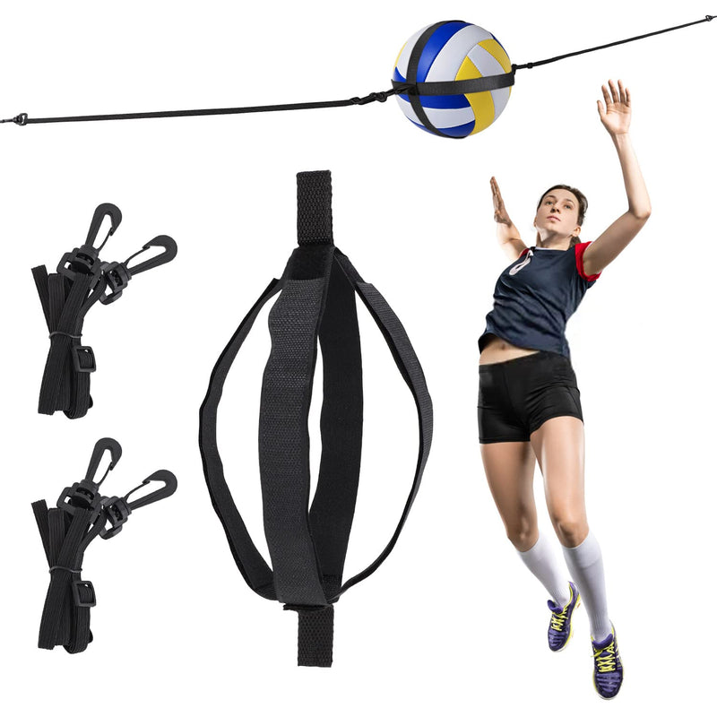 [Australia - AusPower] - TOBWOLF Volleyball Spike Trainer, Volleyball Spike Training System for Column, Volleyball Equipment Training Aid Improves Serving, Jumping, Arm Swing Mechanics and Spiking Power 