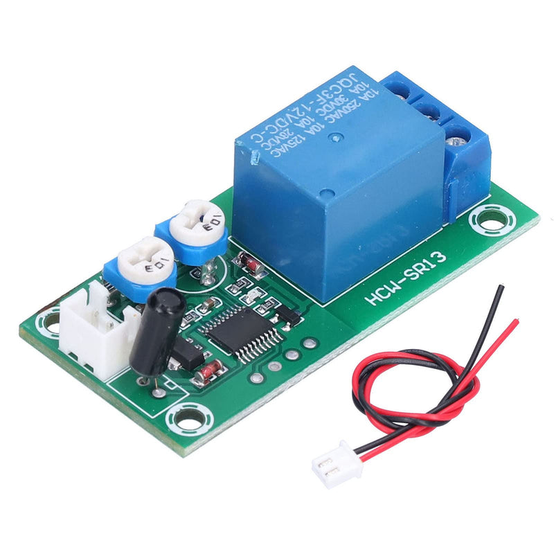 [Australia - AusPower] - Vibration Sensor Module, DC 12V Sensitivity Time Delay Switch DIY High Sensitive Alarm Module 