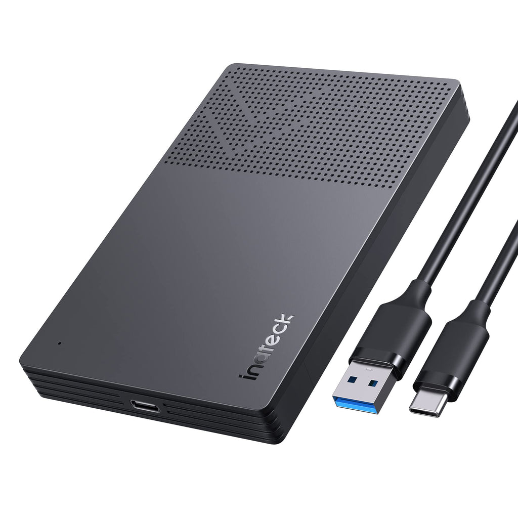 [Australia - AusPower] - Inateck USB 3.2 Gen 2 Hard Drive Enclosure for 2.5 Inch SSDs and HDDs, Up to 6Gbps, with UASP, FE2014 