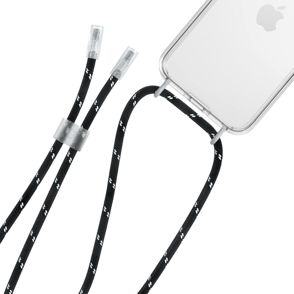 [Australia - AusPower] - Extra Lanyard for RhinoShield Clear Case | Adjustable Neck Strap, Recyclable, Durable - Cosmos Black 