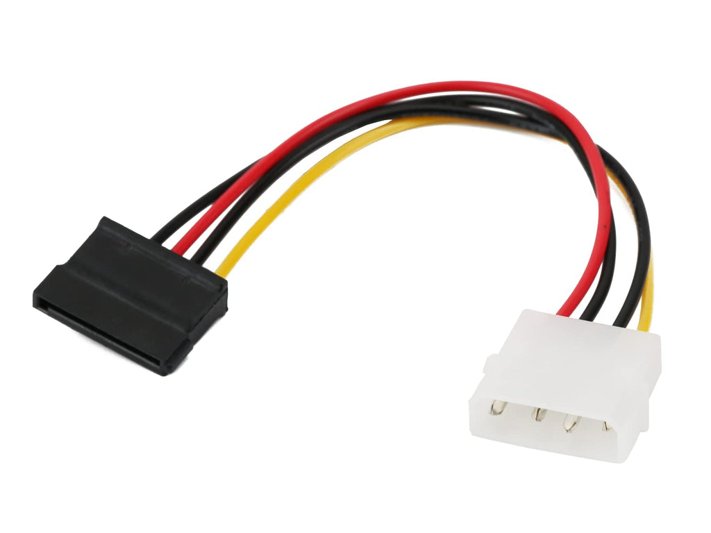 [Australia - AusPower] - 2pcs/lot 4 Pin IDE Molex Male to 15 Pin Serial ATA SATA Hard Drive Adapter Power Cable 