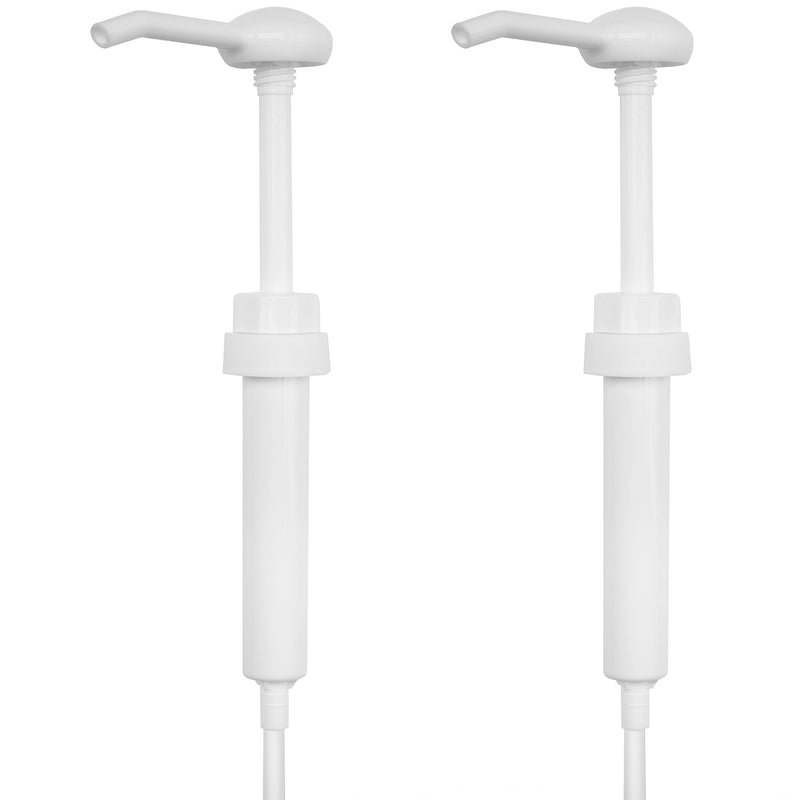 [Australia - AusPower] - Gallon Pump Dispenser - Dispenses 1 Ounce Per Stroke - for Plastic or Glass Bottles – Heavy-Duty Leak Proof for Commercial and Household Use - Plastic Pump for 1 Gallon Jug – BPA Free (Pack of 2) Pack of 2 