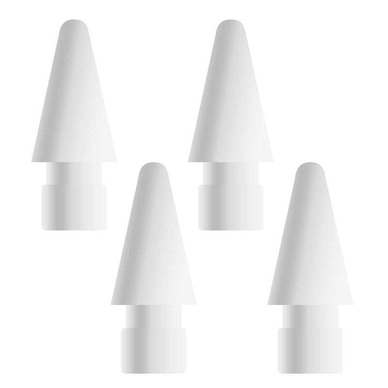 [Australia - AusPower] - Replacement Stylus Pencil Nib Tips for Apple 1st and 2nd Generation, Compatible with iPad Pro and Logitech Crayon Digital Pencil – Pack of 4 