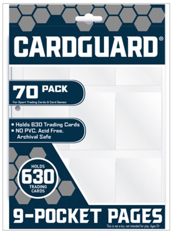 [Australia - AusPower] - CardGuard 9-Pocket Pages, 70 Count,Clear 