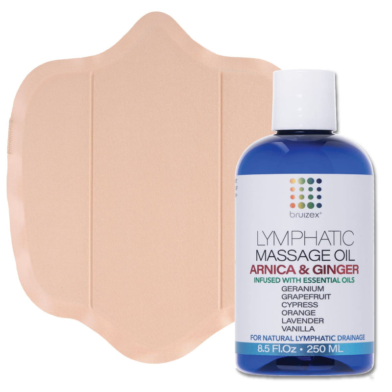 [Australia - AusPower] - Lymphatic Massage Ginger Oil with Arnica for Manual Lymphatic Drainage & Abdominal Board, Post Surgery Recovery, Lymphedema, Lipedema, Liposuction, 360 Lipo, BBL, Lipo Foam and Massager 