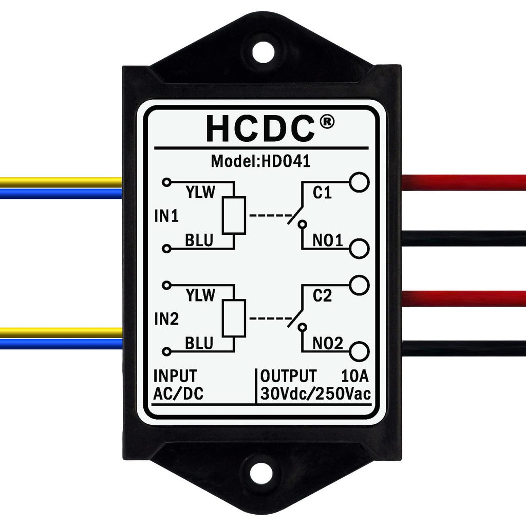 [Australia - AusPower] - Dual SPST-NO 10 Amp Power Relay Module (AC/DC 5V) AC/DC 5V 