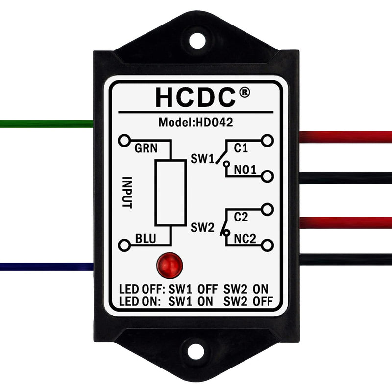 [Australia - AusPower] - DPST 1NO 1NC 8 Amp Power Relay Module (AC/DC 12V) AC/DC 12V 