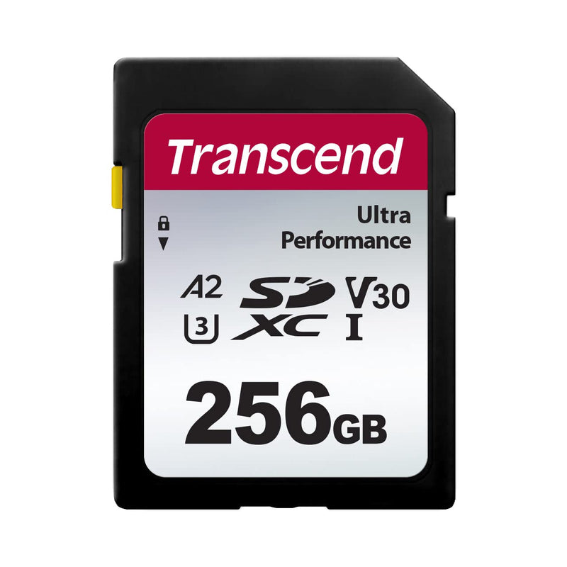 [Australia - AusPower] - Transcend 256GB SDXC 340S Memory Card UHS- I, U3, V30, A2, 4K, Full HD - TS256GSDC340S 