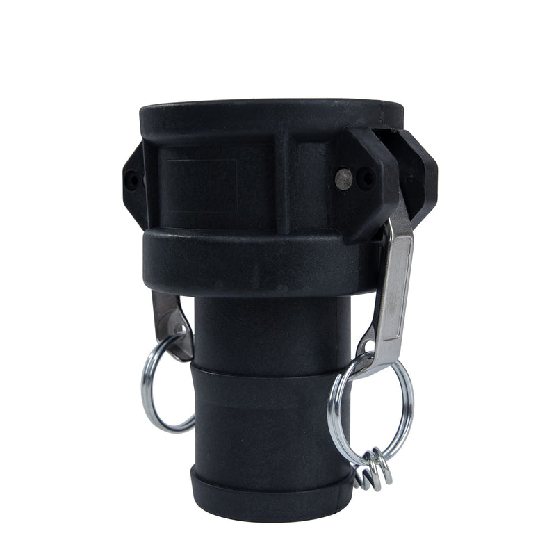 [Australia - AusPower] - Quafwia 1 PC Poly Camlock Fittings 2" Cam lock Hose Fittings Standard Type C 2" Female Coupler x 2" Hose End With Camlock Gasket Inside Camlock Fittings Poly 