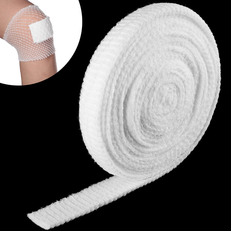 [Australia - AusPower] - Tubular Bandage Elastic Net Wound Dressing Elastic Dressing Retainer Tubular Stretch Elastic Gauze Bandage for Finger, Toes, Without The Use of Adhesive Tape, 33 Yard Roll Stretched(Size 4) Size 4 