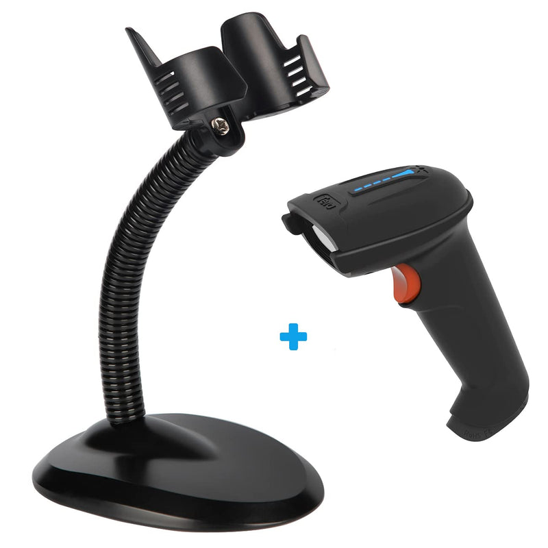 [Australia - AusPower] - Tera D5100 Black Barcode Scanner and Tera Upgrade Universal Barcode Scanner Stand 