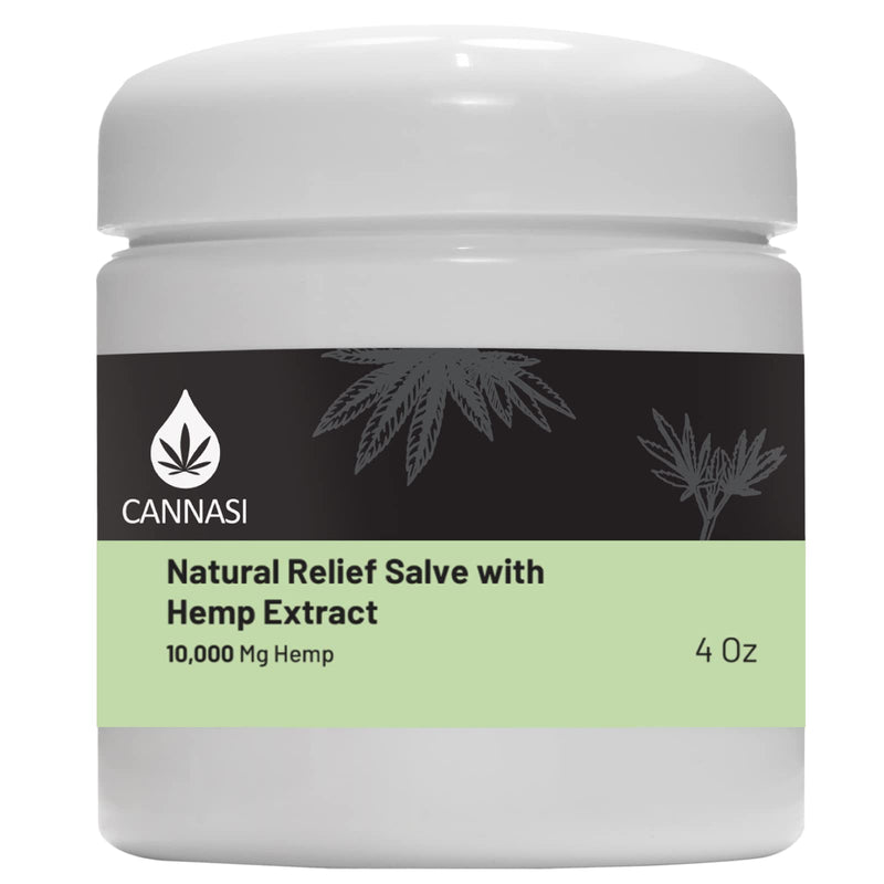 [Australia - AusPower] - Homeopathic Muscle & Body Tension Relief Salve with Hemp Extract + Arnica, Menthol, Eucalyptus, Mint. Natural Anti-Inflammatory Relaxer Cream 