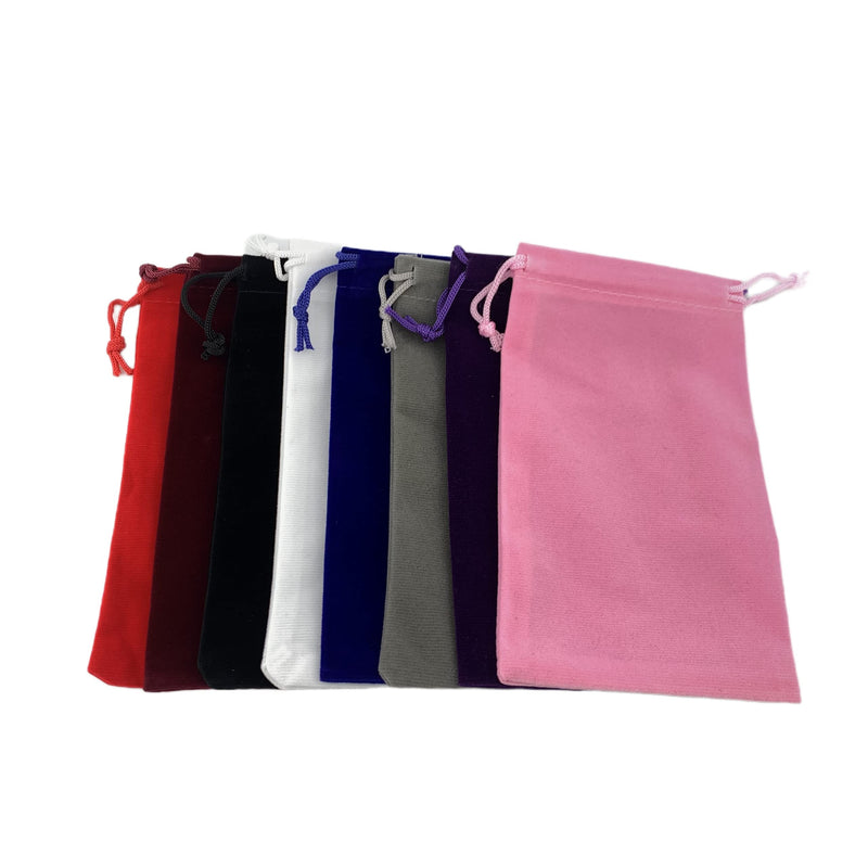 [Australia - AusPower] - Palmhomee Pack of 48 Velvet Drawstring Bags Gift Bag Velvet Pouch For Jewelry Wedding and Party Favor (4x6 Inch, Mixed Colors) 