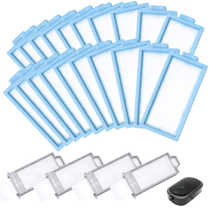 [Australia - AusPower] - 24PCS CPAP Filters for DS2, Filters for Dream 2 Supplies, Include 4 Reusable Pollen Filters, and 20 Disposable Ultra-fine Filters, Foam Filters for DS 2 