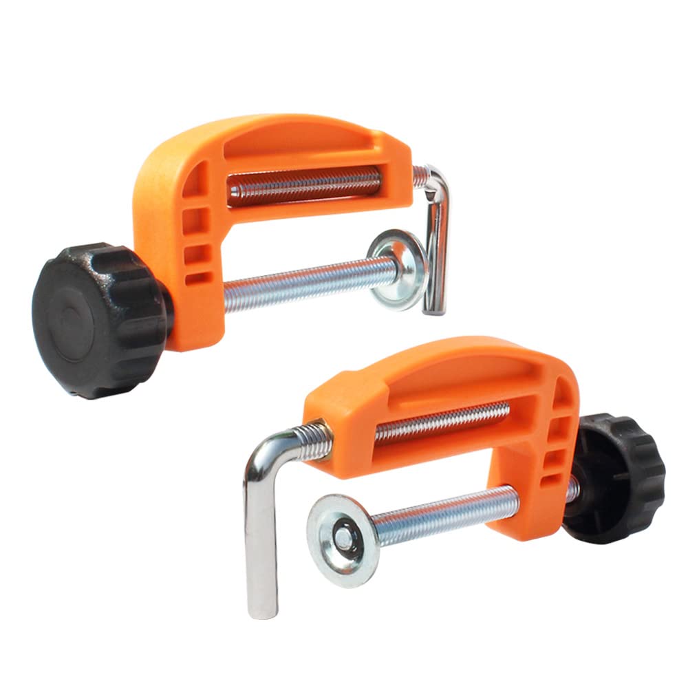 [Australia - AusPower] - O'SKOOL Adjustable Universal Fence Clamp 2-Pack for Table Saw, Miter Saw, Router Table, Clamping Squares 
