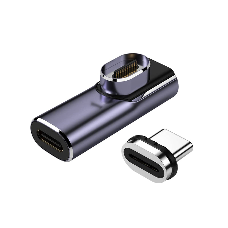 [Australia - AusPower] - USB C Magnetic Adapter，Magnetic USB C Adapter 24Pins, Support USB3.1 PD 100W Quick Charge, 40Gb/s Data Transfer for MacBook Pro/Air USB-C Laptop and More Type C Devices 